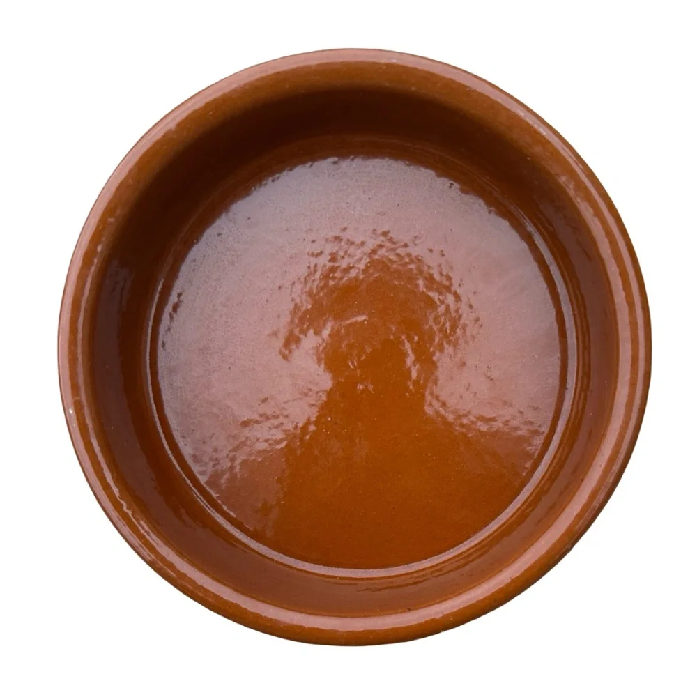 WILLIAMS SONOMA Terracotta Glazed Clay Dish 6” Cazuela Tapas Mexico